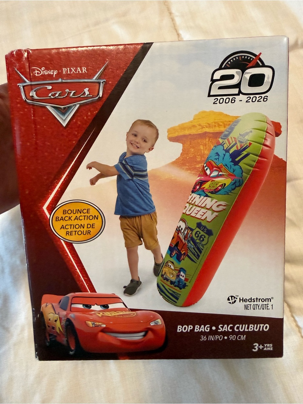Strom Cars Bop Bag - Red & Green